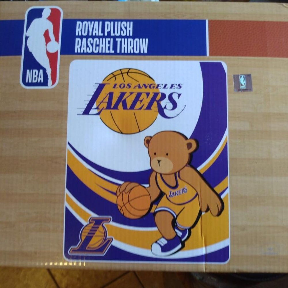 Baby Throw NBA Lakers Blanket